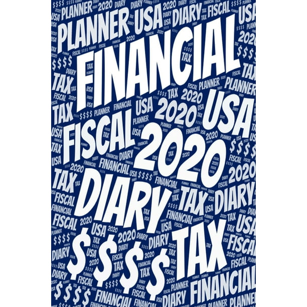 Personalised Financial Fiscal Tax Diary 2019,2020,2021 Various Cover Options!